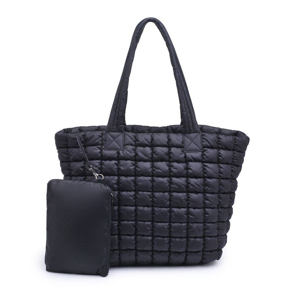 Breakaway Quilted Puffer Nylon Tote