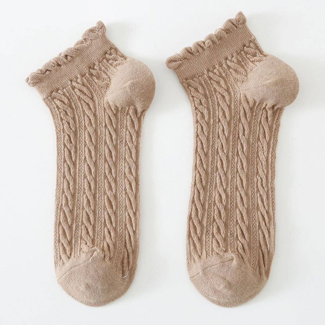 DARLING CABLE KNIT SOCK