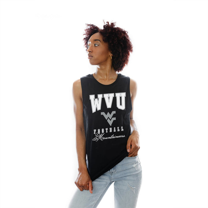 WV FOOTBALL RACERBACK TANK