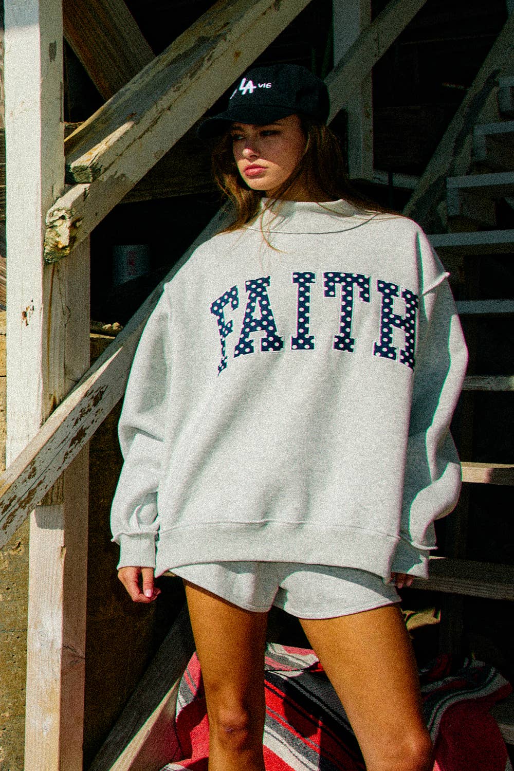 FAITH POLKA-DOT SWEATSHIRT