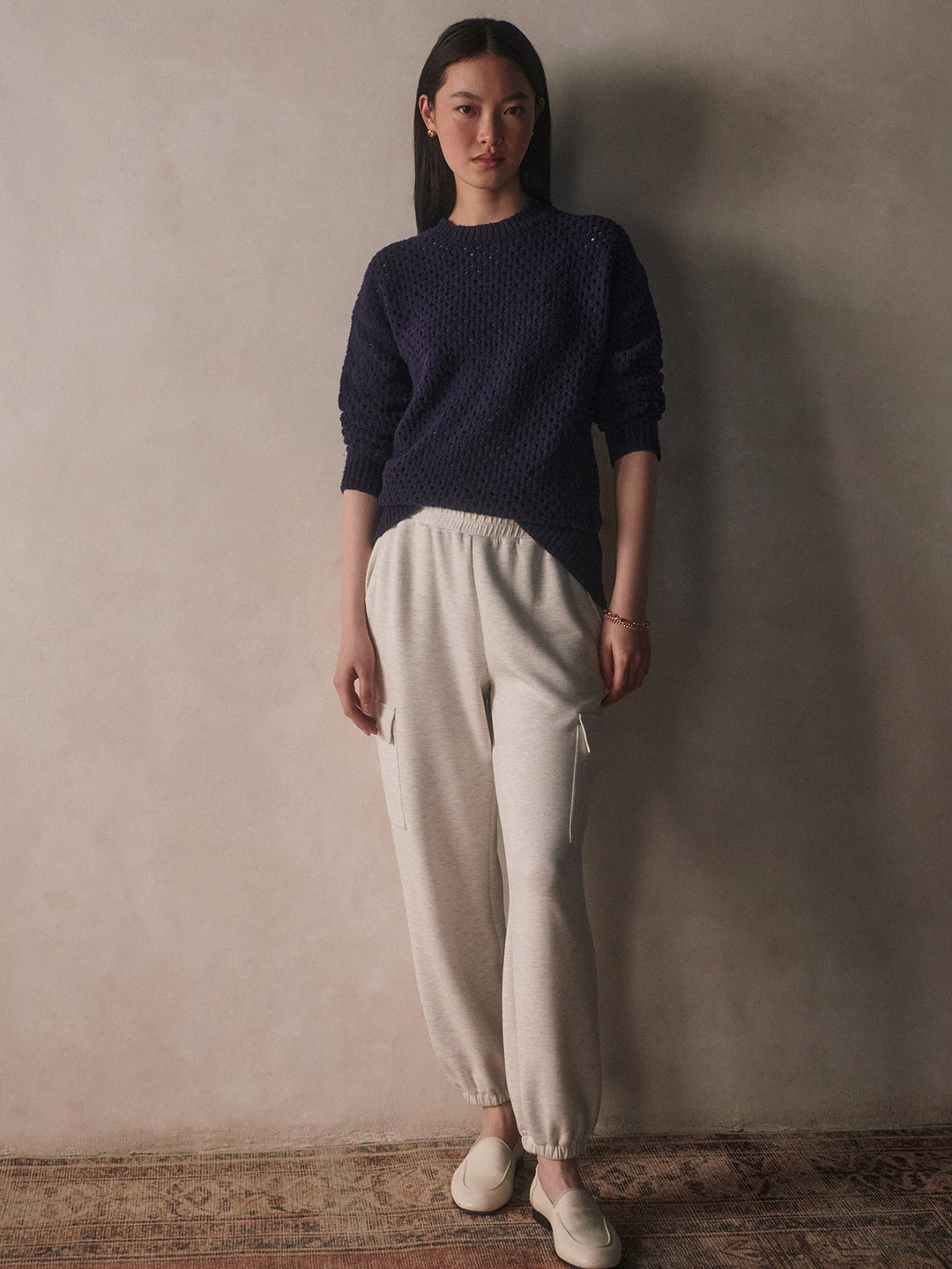 GRADY BOUCLE KNIT SWEATER