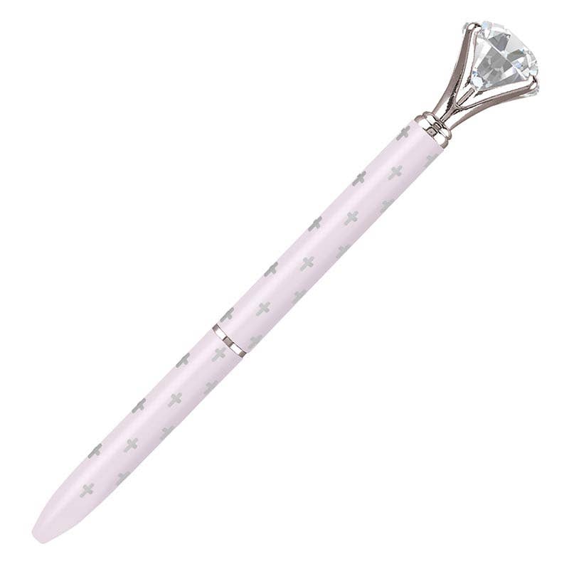 GEM PEN | LAVENDER CROSS
