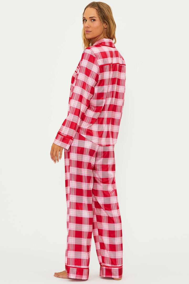 CANDY CANE PLAID PJ SET