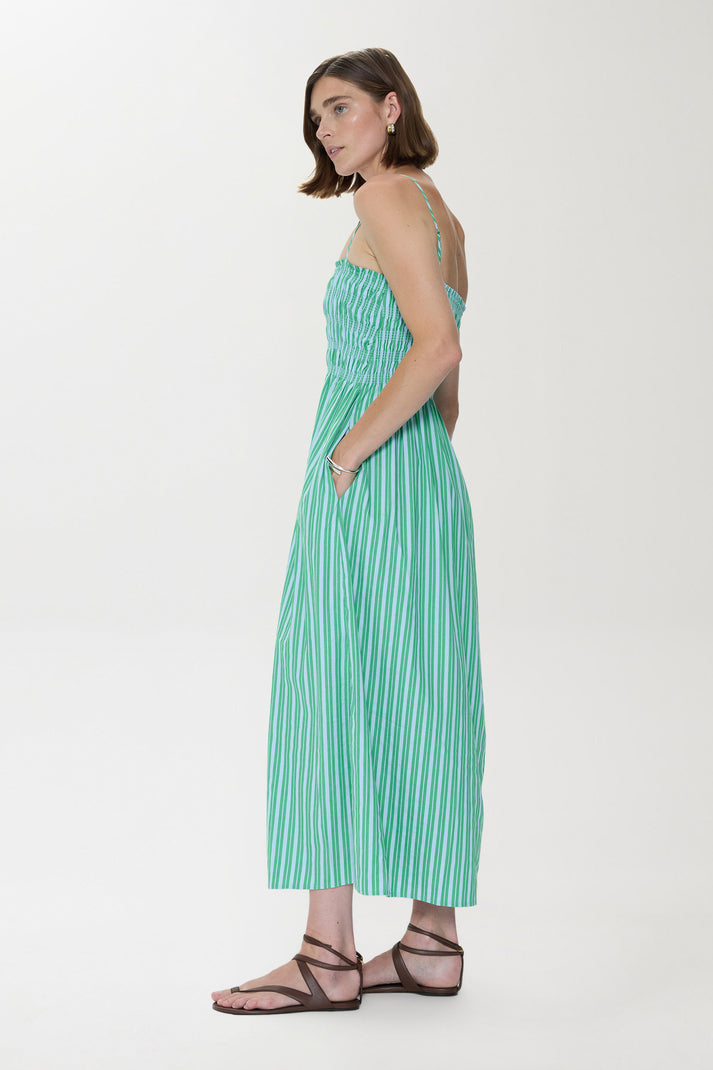 BIANCA SHIRRED BODICE DRESS