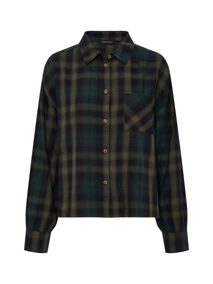 AUTUMN EDIT FLANNEL TOP