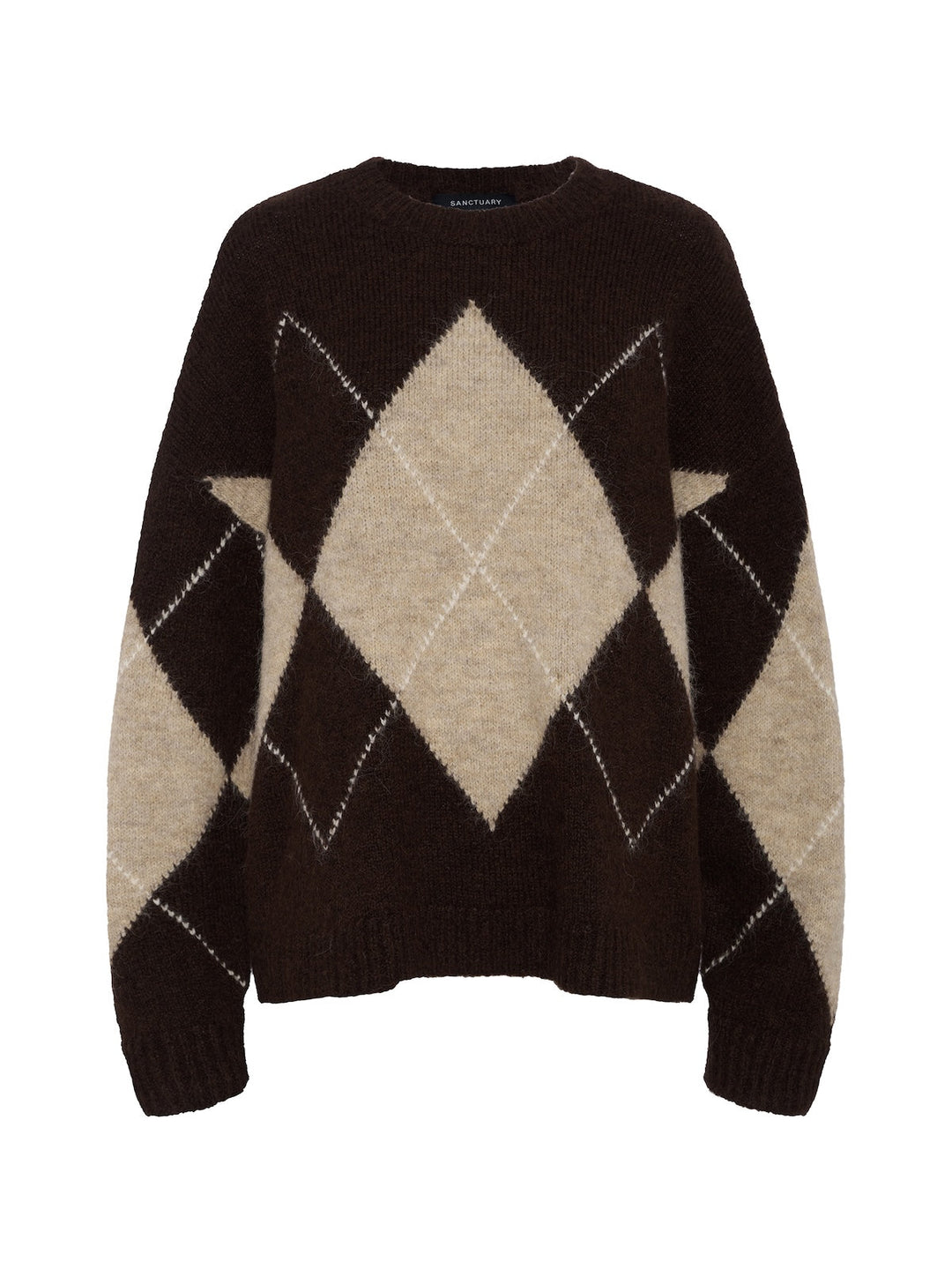 ARGYLE CREW SWEATER