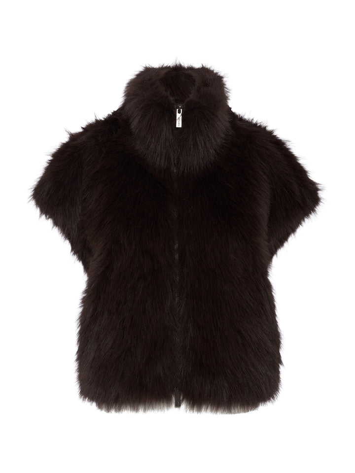 SILKY FUR VEST
