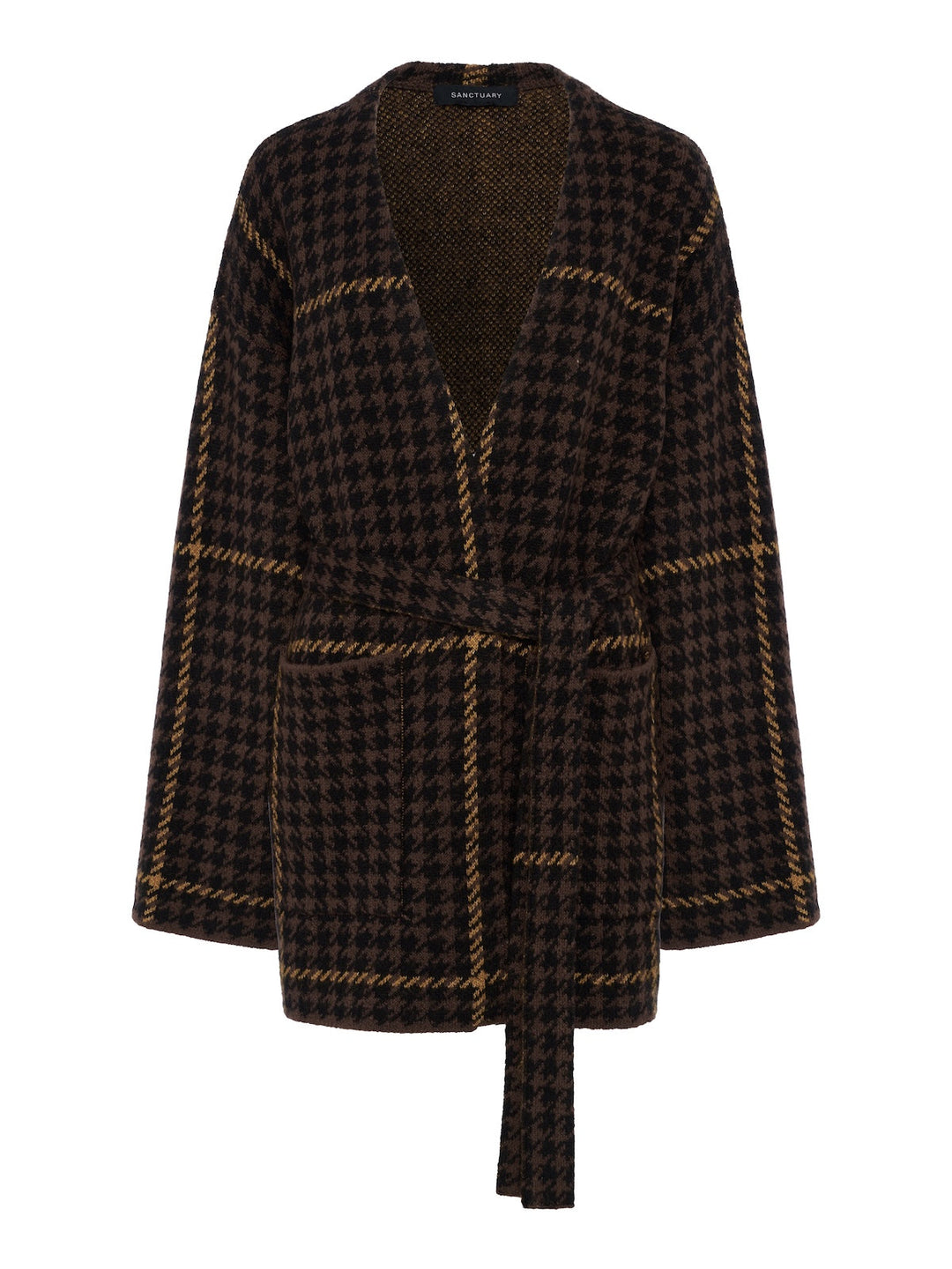 JACQUARD COATIGAN