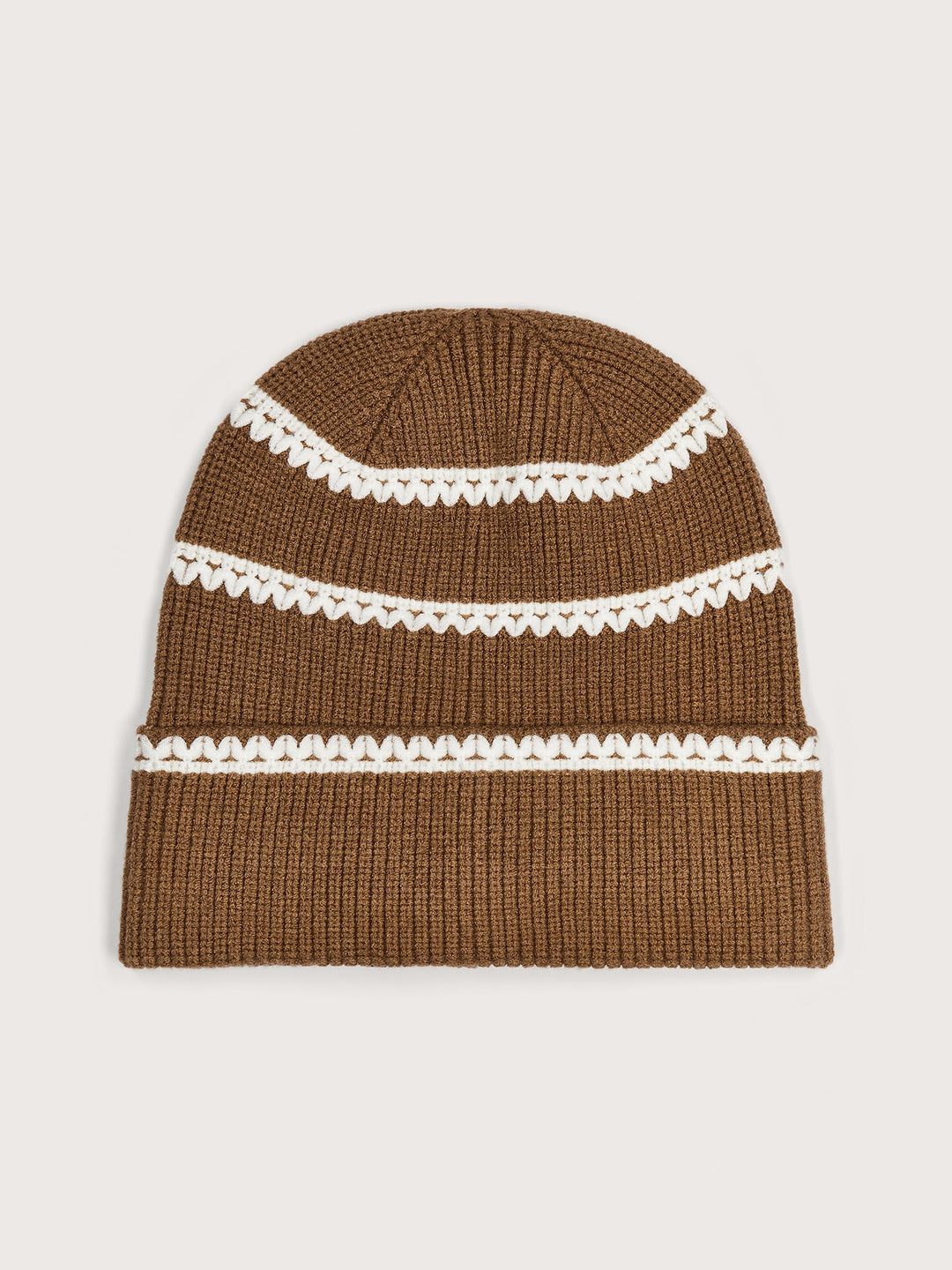 RONAN STRIPE STITCH BEANIE