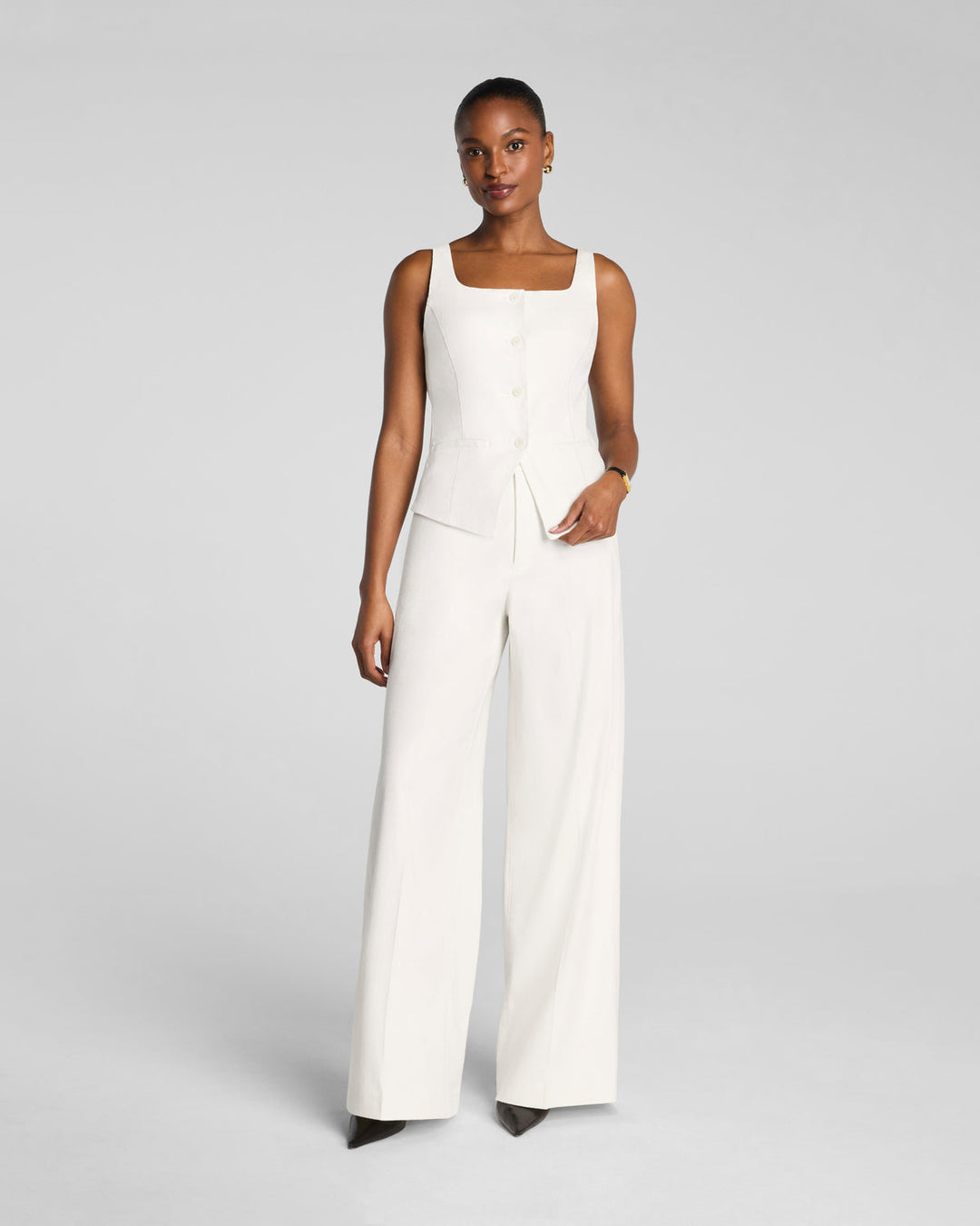 LINEN SUPER WIDE LEG PANT
