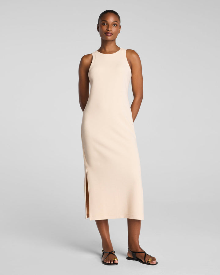 FRENCH RIB MAXI DRESS