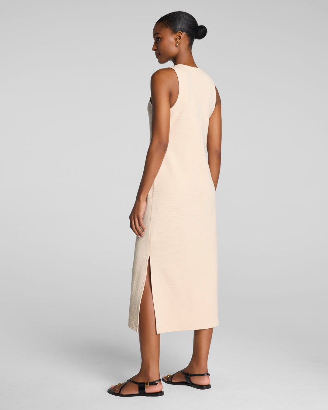 FRENCH RIB MAXI DRESS