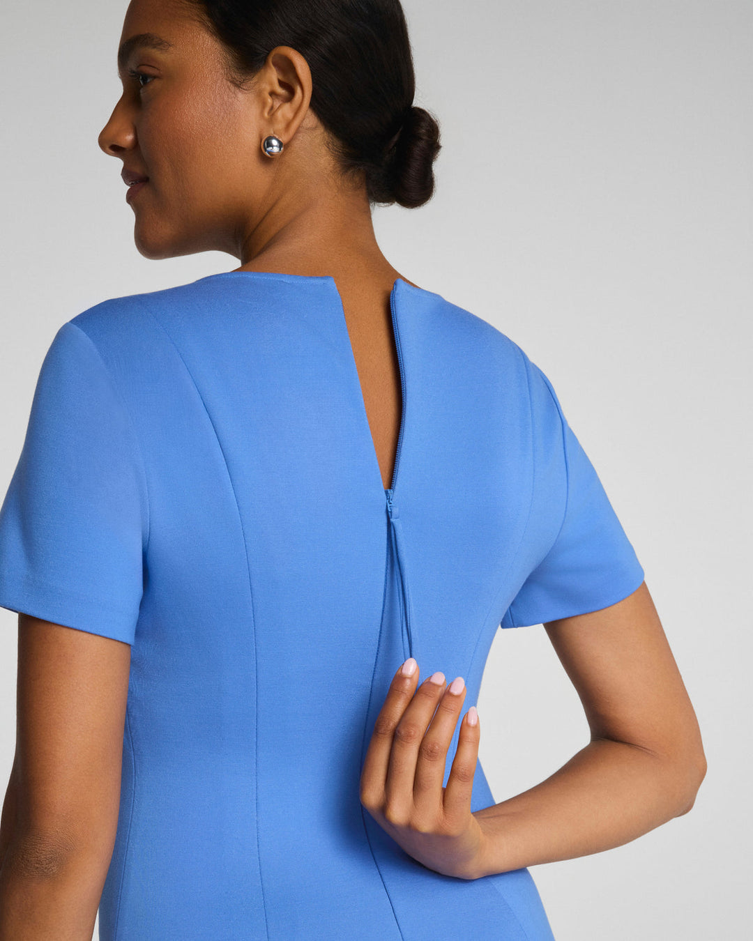 PONTE FLARE MINI DRESS