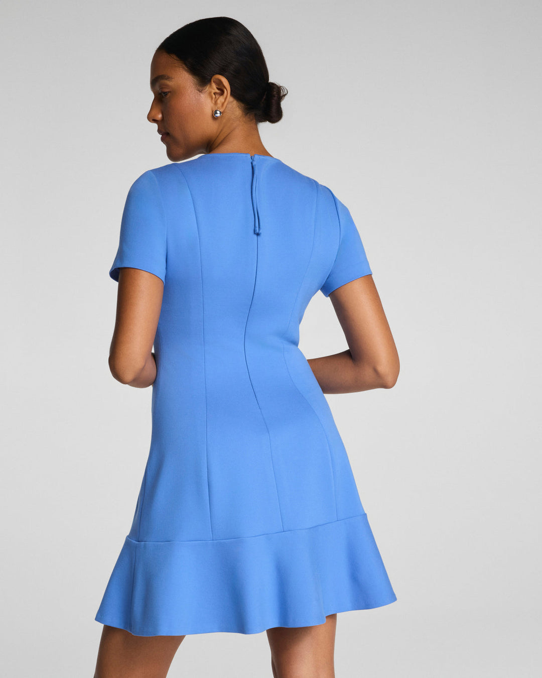 PONTE FLARE MINI DRESS