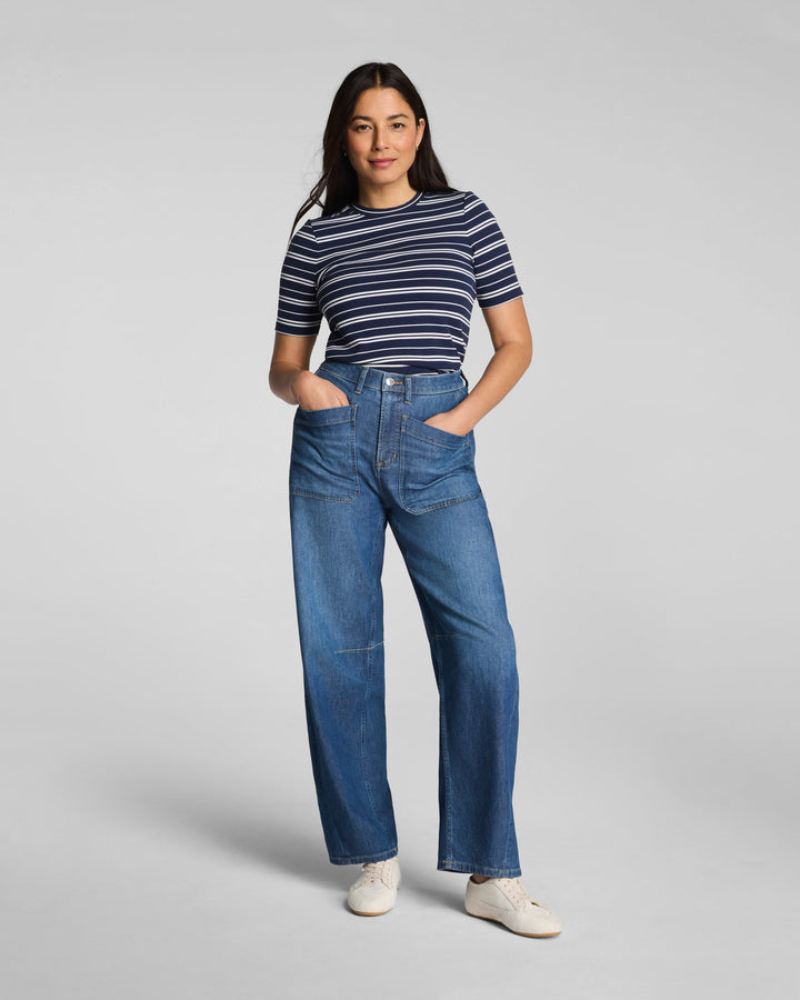 UTILITY BARREL JEANS