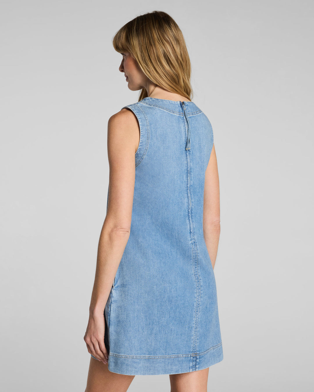 LIGHTWEIGHT DENIM MINI DRESS