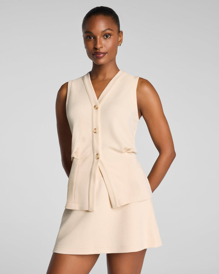 FRENCH RIB BUTTON DOWN VEST