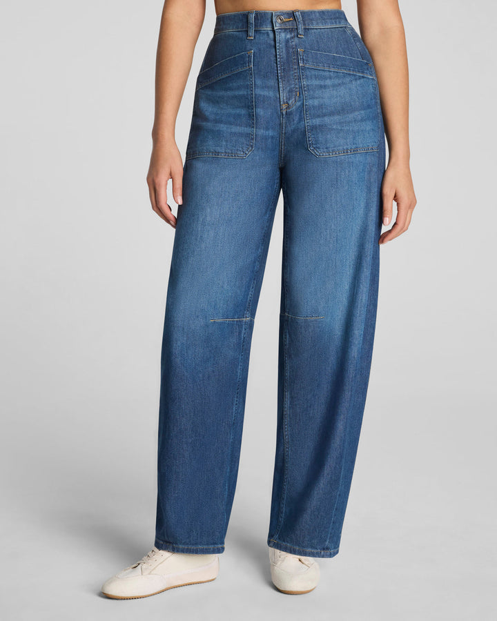 UTILITY BARREL JEANS