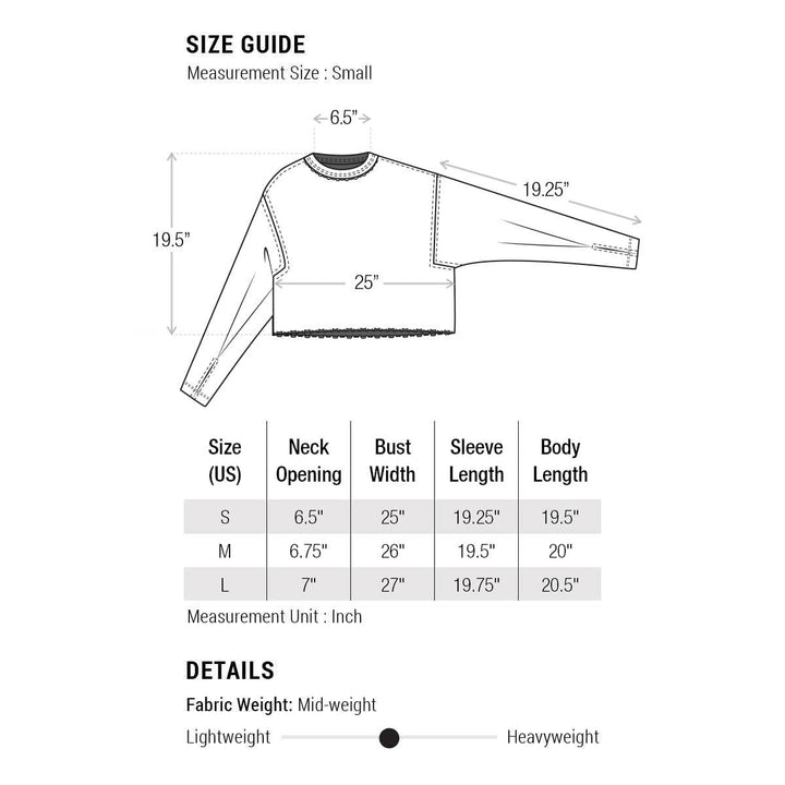 COUNTRY ROADS CROPPED GRAPHIC SWEATSHIRT