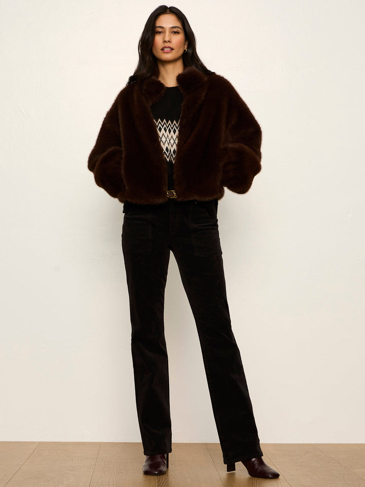 EVEREST FAUX FUR BOMBER