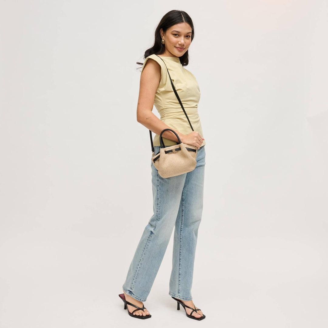 SELENA STRAW CROSSBODY