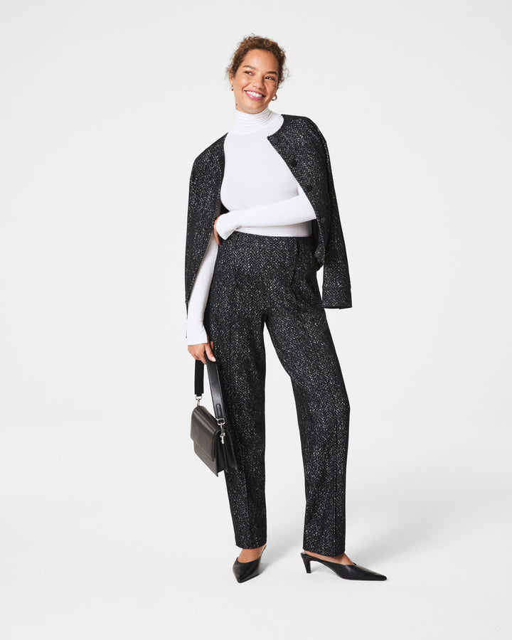 PONTE BARREL LEG PANT