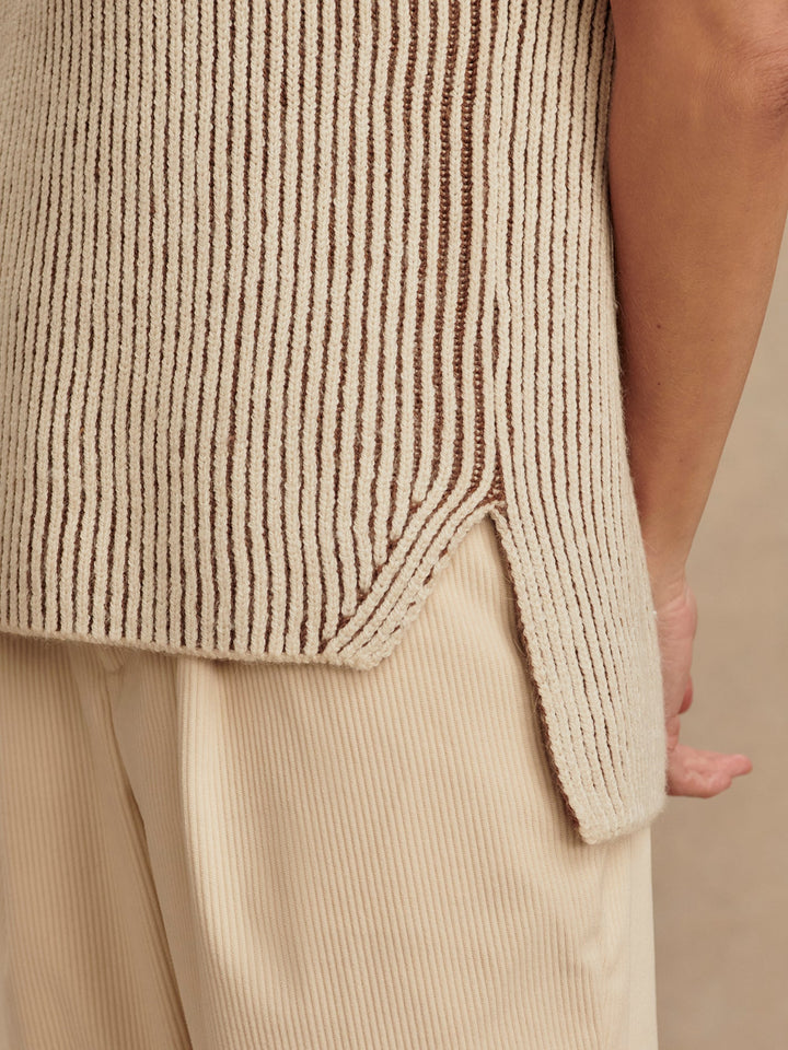 LAUREN PLATED KNIT TANK
