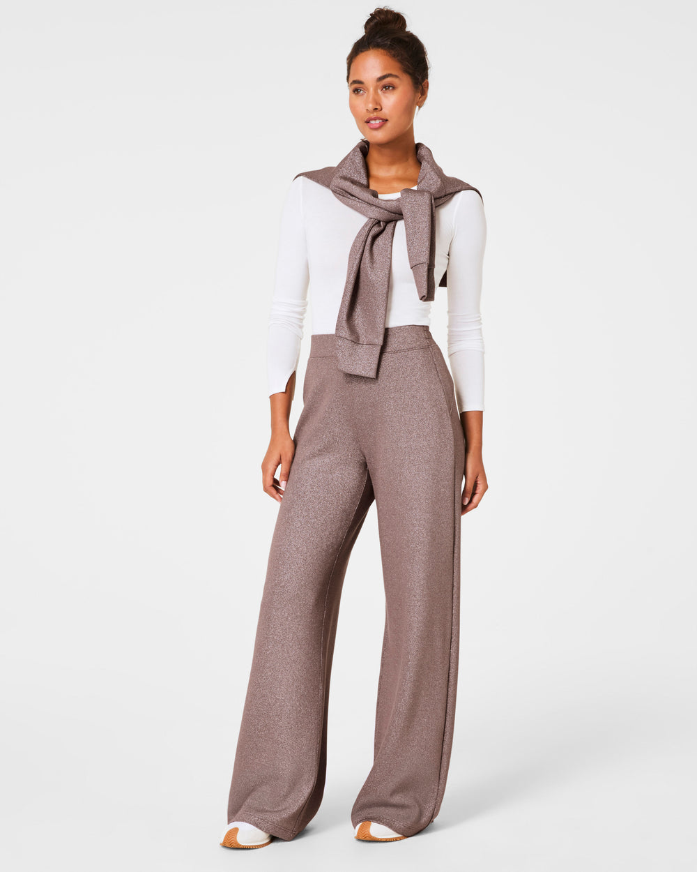 AIRESSENTIALS SHIMMER WIDE LEG PANT