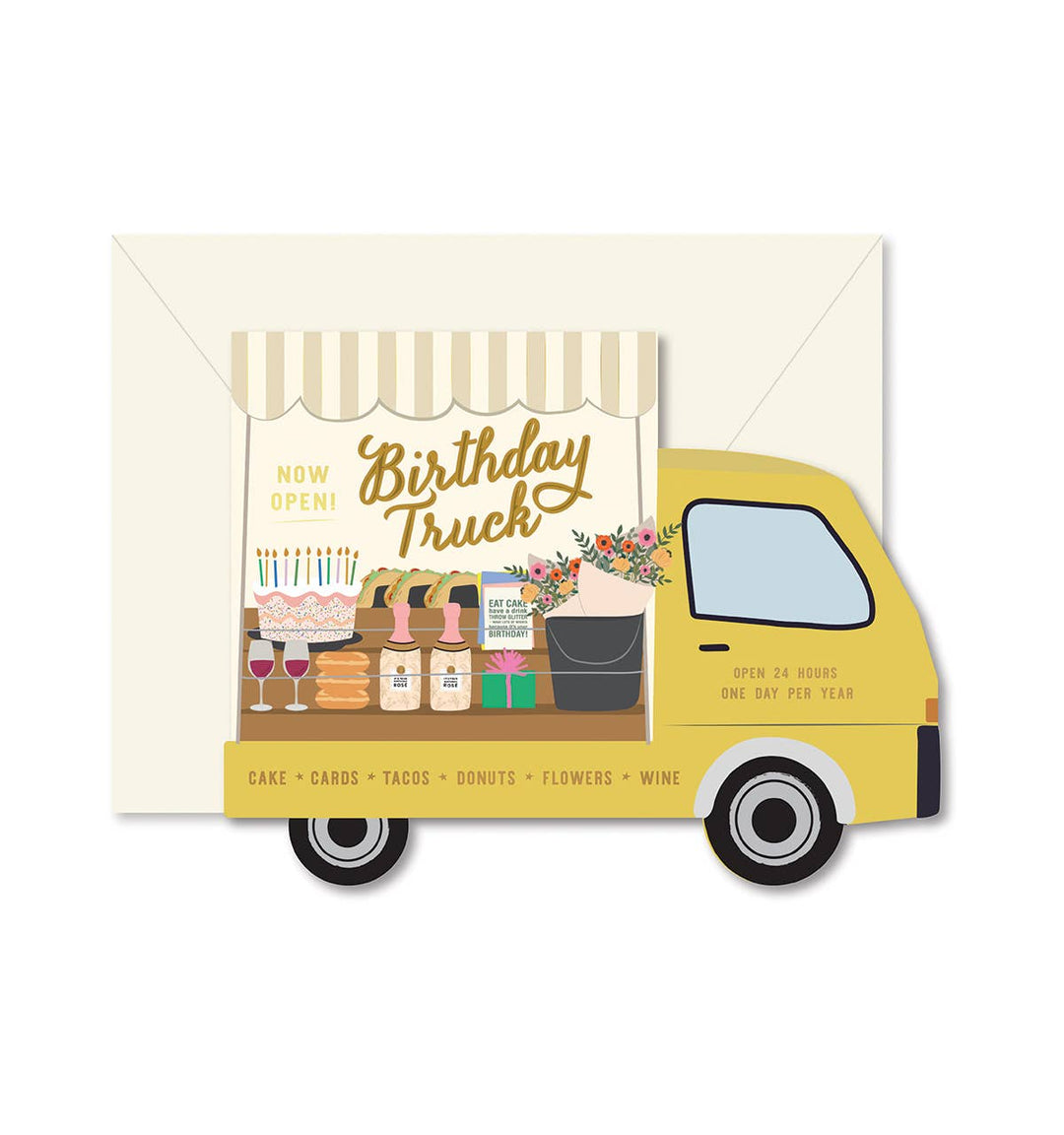 Birthday Truck Greeting Card