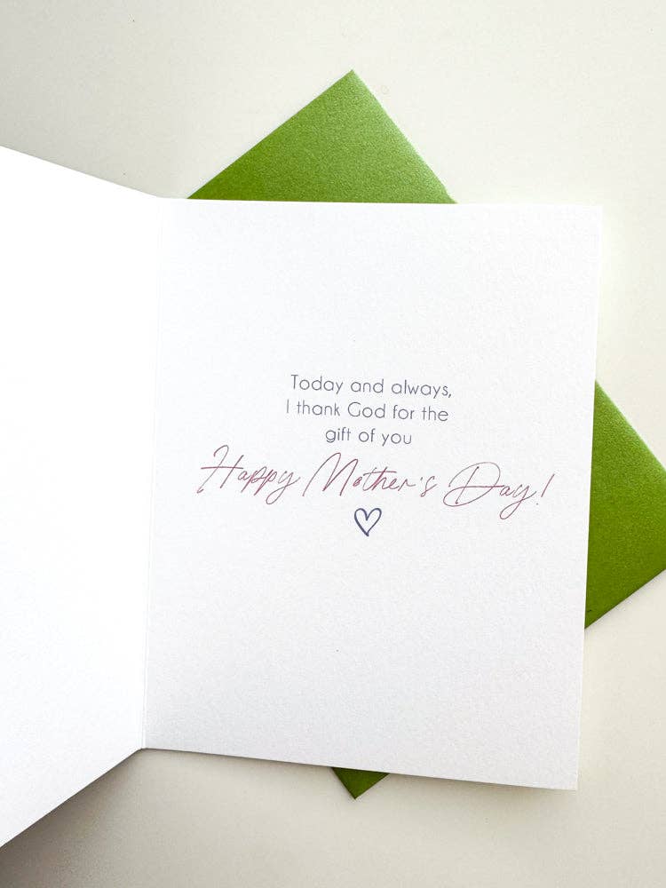 Handpicked by God Mother's Day Greeting Card
