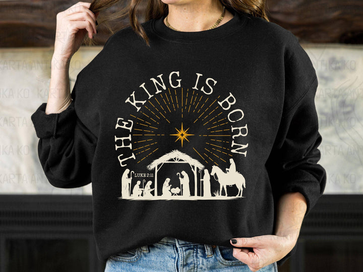 THE KING IS BORN CREWNECK