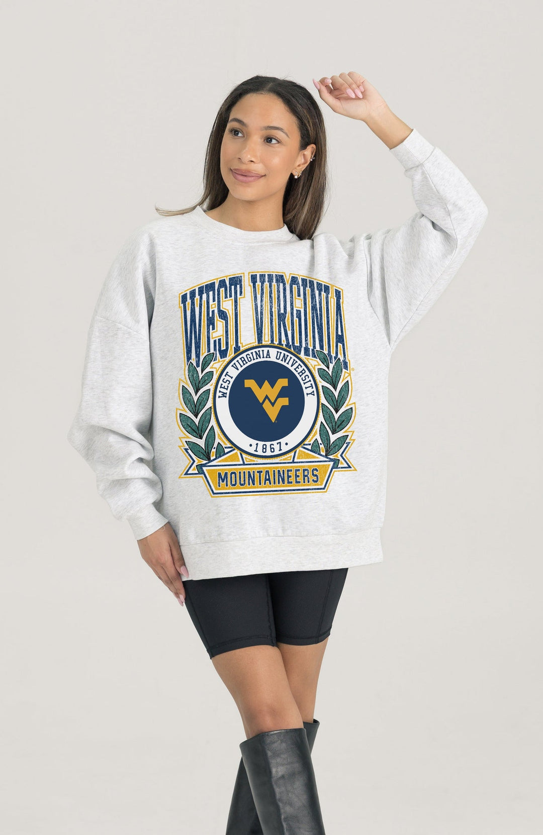 WV HERITAGE FLEECE CREWNECK