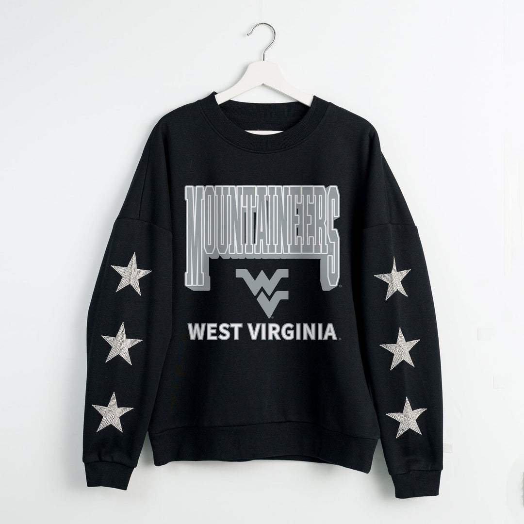 MOUNTAINEERS EMBELLISHED STAR CREWNECK