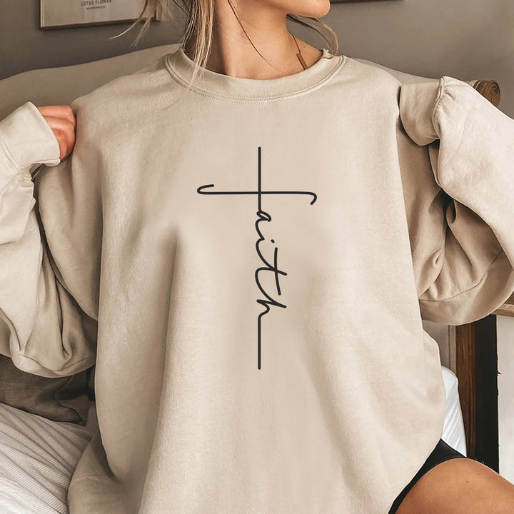FAITH CROSS SWEATSHIRT