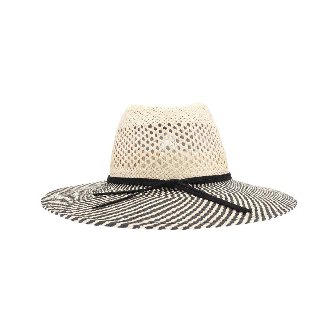 Open Crochet Panama Sun Hat