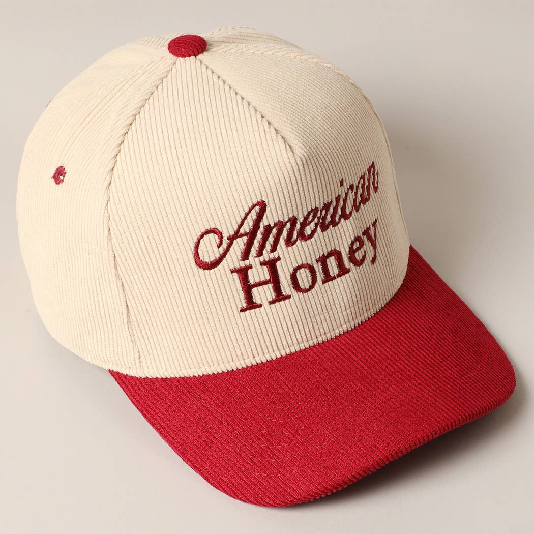 AMERICAN HONEY CORDED HAT