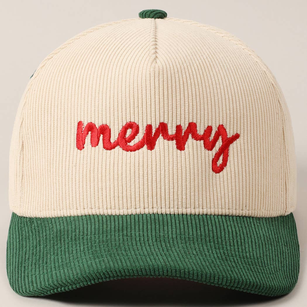 MERRY CORDUROY HAT