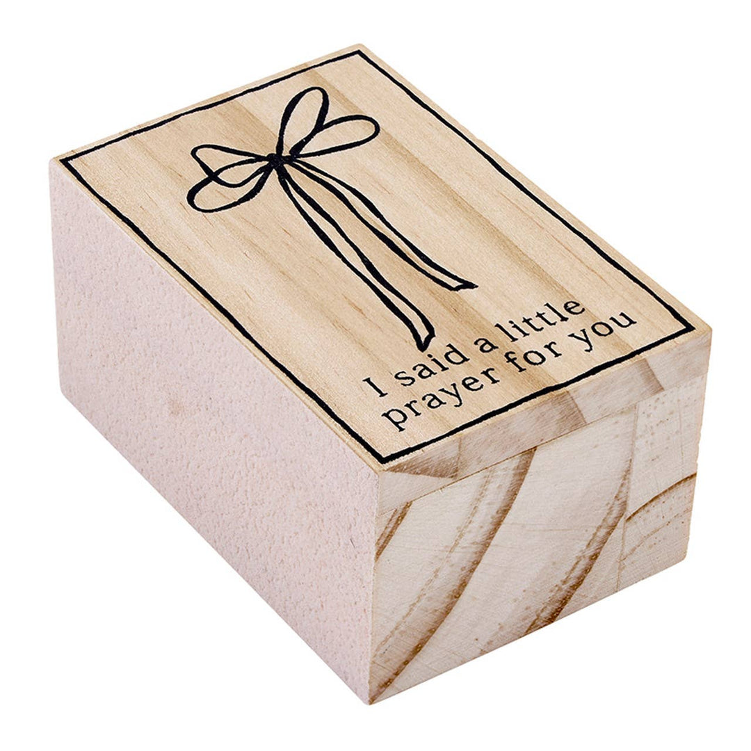 Treasure Box Bow Necklace - I Said a Little Prayer for You