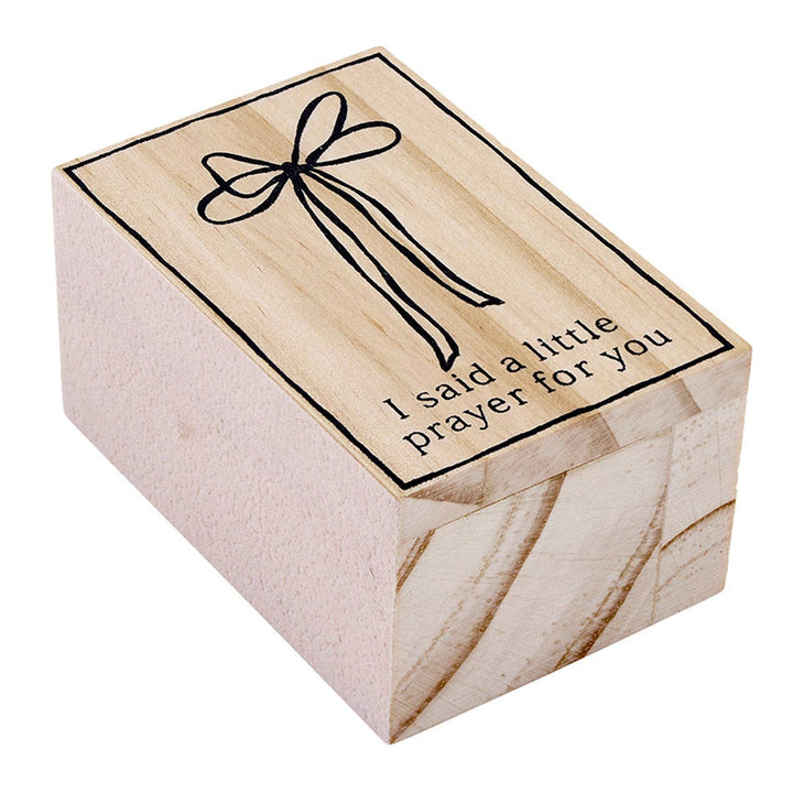 Treasure Box Bow Necklace - I Said a Little Prayer for You