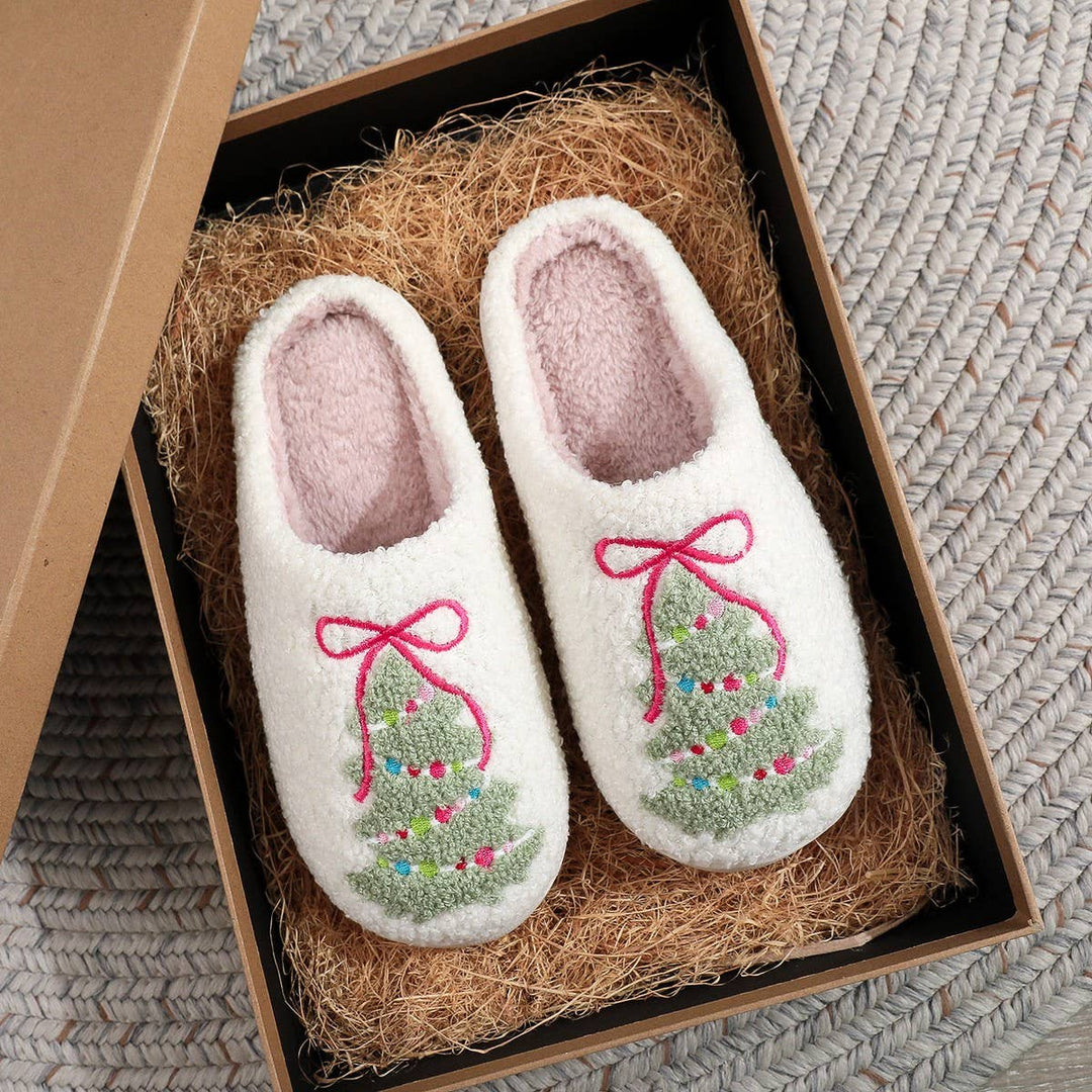 MERRY & BRIGHT SLIPPERS