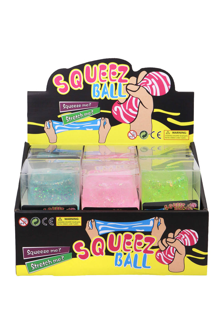 GLITTER CUBE SQUISHY