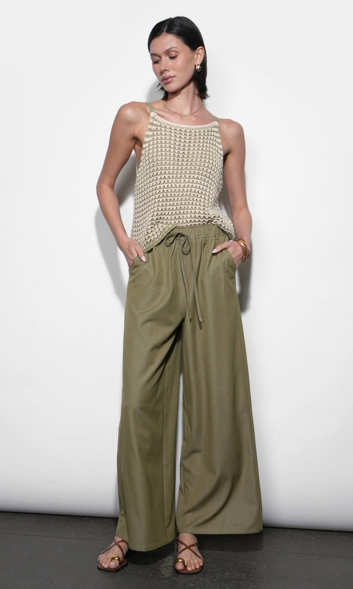 PAISLEY WIDE LEG PANT