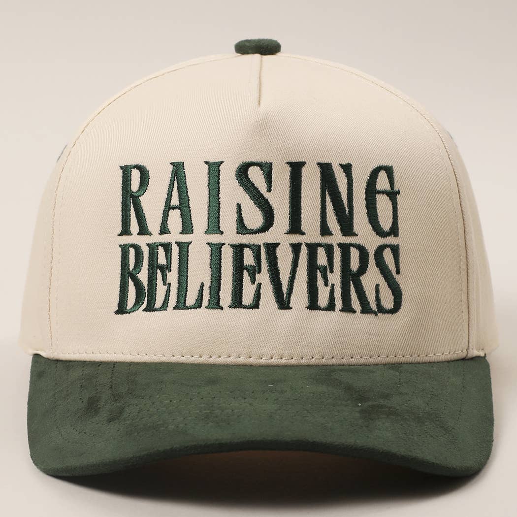 RAISING BELIEVERS SUEDE HAT