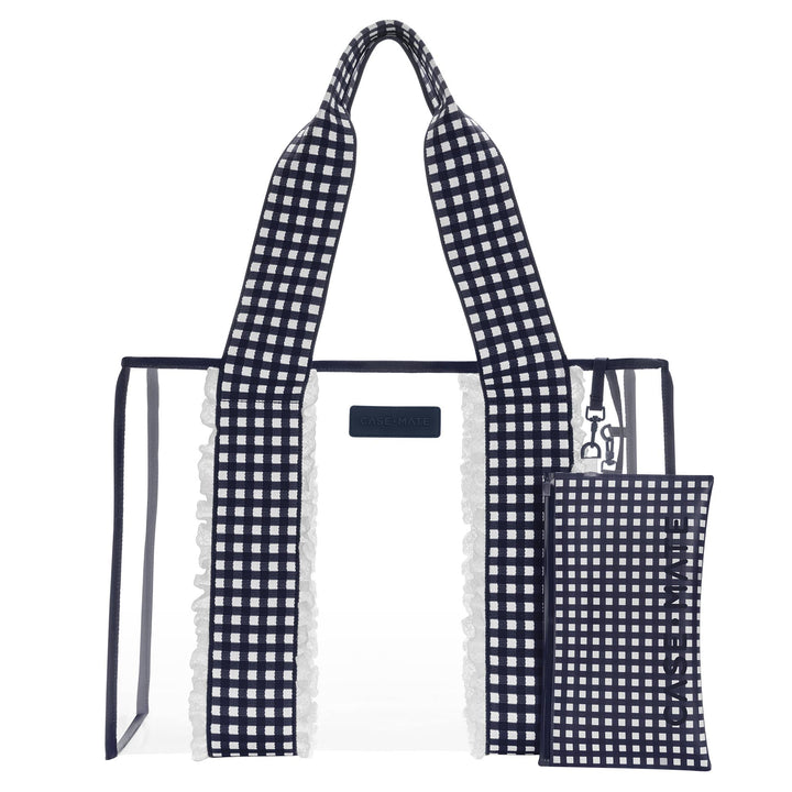 GINGHAM JELLY TOTE BAG