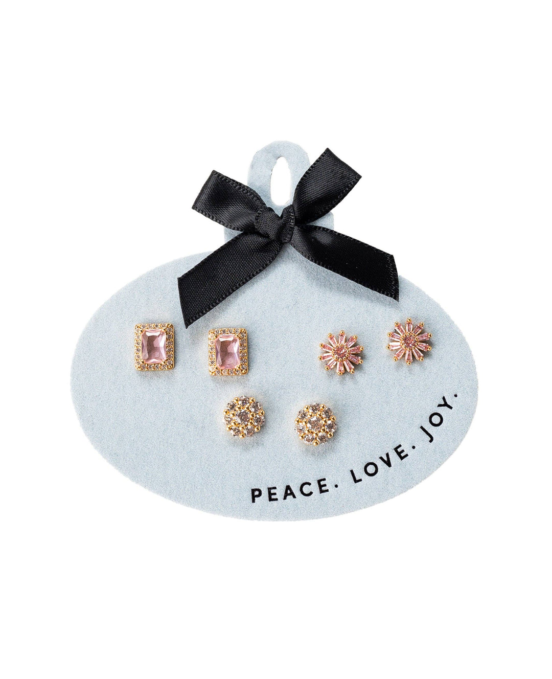 NOELLE CRYSTAL POST EARRINGS