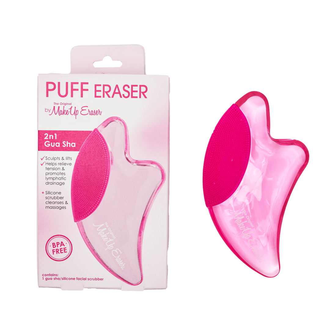 PUFF Eraser: 2n1 Gua Sha & Facial Scrubber