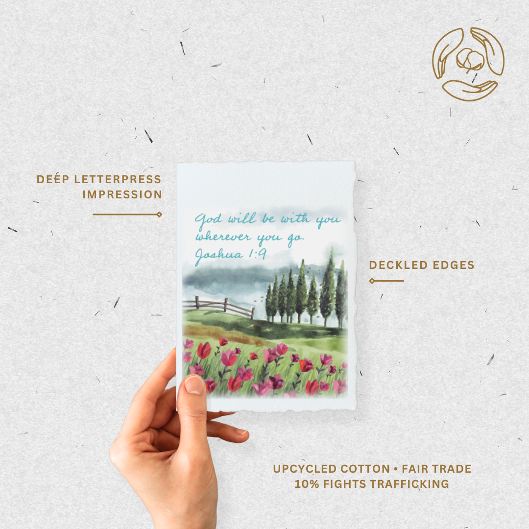 God Will Be With You | Christian Religious Greeting Card