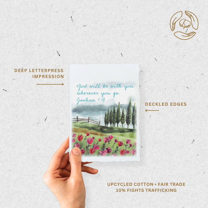 God Will Be With You | Christian Religious Greeting Card