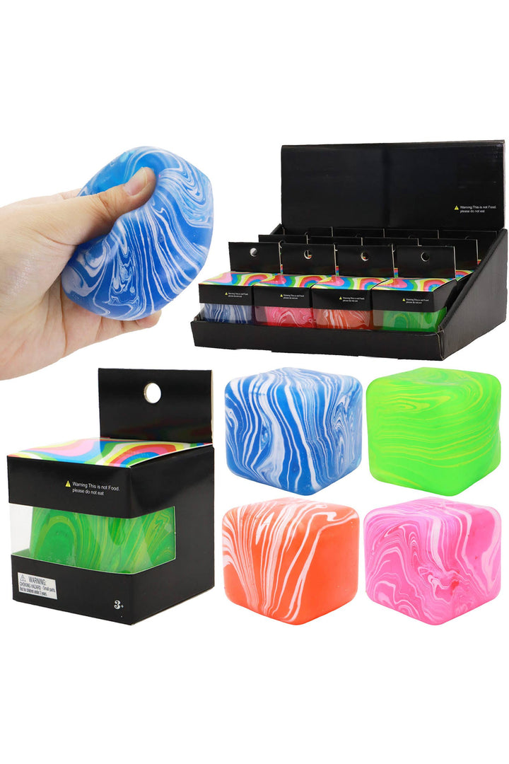 MARBLED CUBE SQUISHY