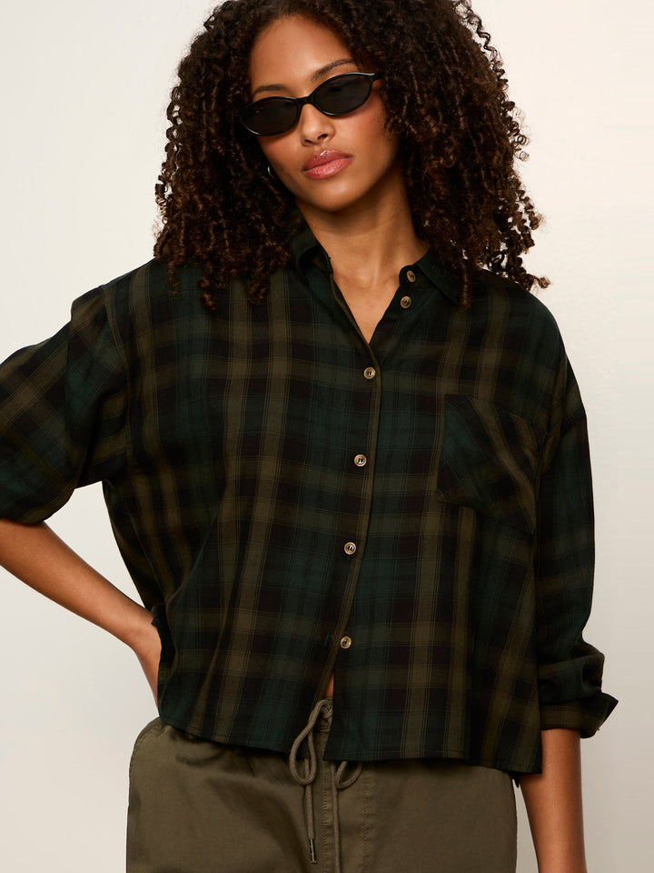 AUTUMN EDIT FLANNEL TOP